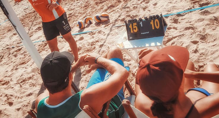Beachvolleyball Turnier Punktetafel