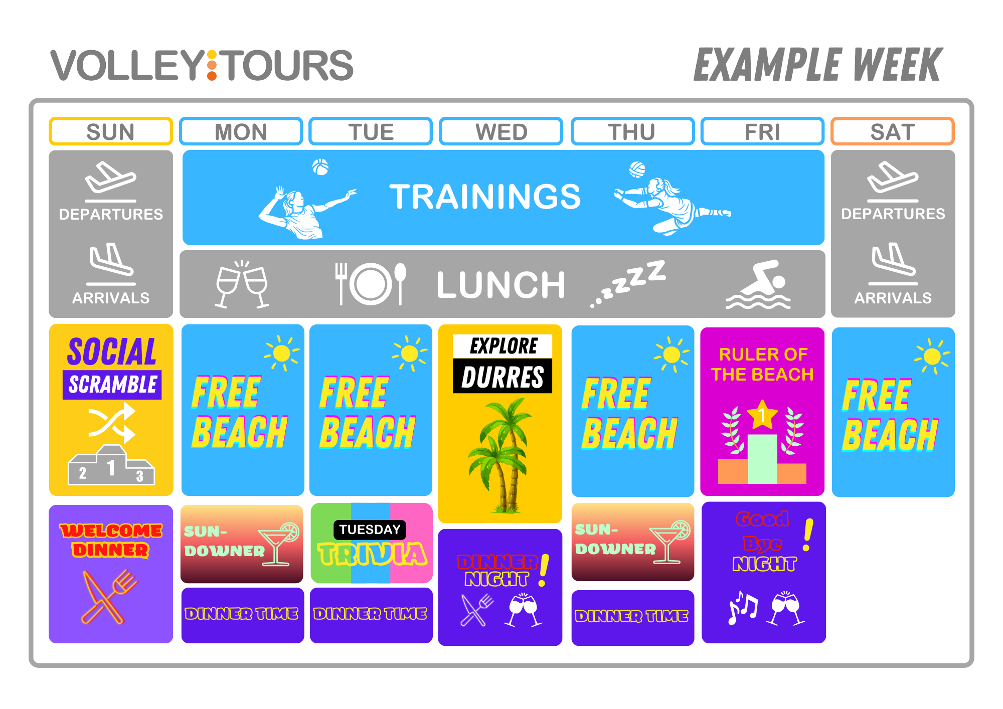 Albania Beispielwoche